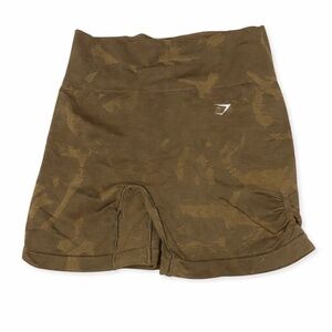Gymshark Light Green Camo Adapt Shorts
